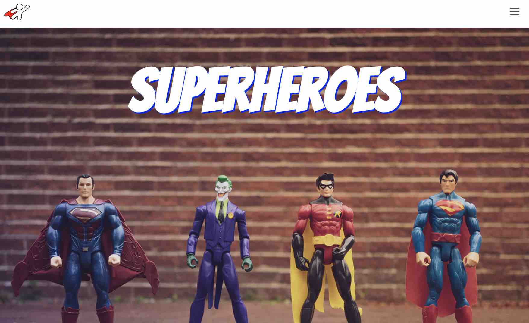 SuperHeroes Project screenshot